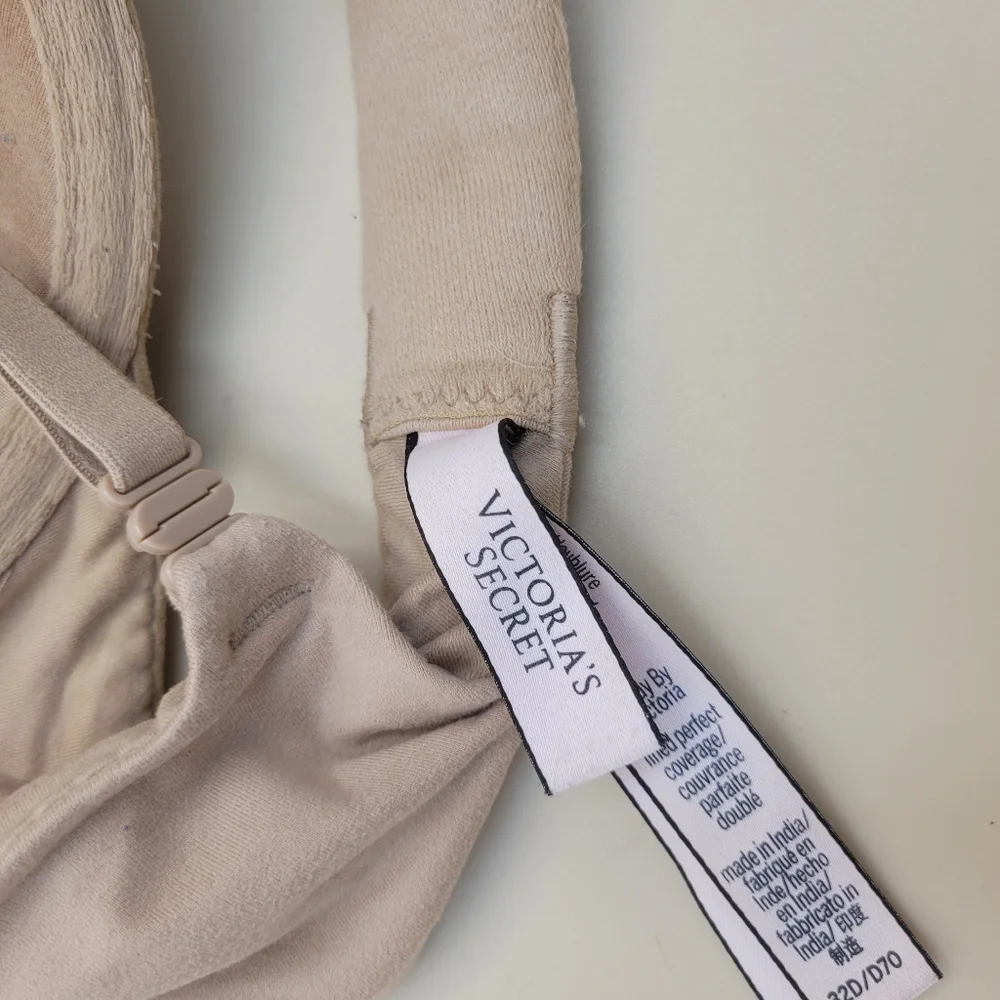 Incredible by Victoria’s Secret Lined Demi Bra 34D Beige‎ Underwire Multiway